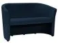 Granatowa sofa dwuosobowa do salonu TM-2