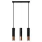 Lampa wisząca LOOPEZ 3L czarny/miedź | sklep MIRAT  kolekcja loopez
