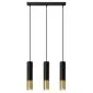 Lampa wisząca LOOPEZ 3L czarny/złoty | sklep MIRAT  kolekcja loopez