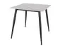 Kwadratowy stół ceramiczny Rion 80x80 cm biały marmur | MIRAT styl LOFT