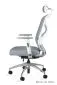 Fotel biurowy HERO biały/szary tkanina z mechanizmem synchronicznym | MIRAT.
