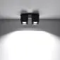 Plafon QUAD 2 czarny | sklep MIRAT  kolekcja quad 2