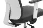 Fotel biurowy ZN-605-W szary z kółkami do paneli | MIRAT.