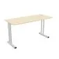 Biurko EASY SPACE C-LEG RC 140x60cm akacjowe do nauki I sklep meblowy MIRAT.