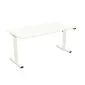 Biurko eCOMO 160x80cm białe z regulacją wysokości do biura I sklep meblowy MIRAT.