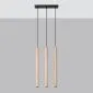 Lampa wisząca PASTELO 3L drewno | sklep MIRAT  kolekcja pastelo