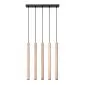 Lampa wisząca PASTELO 5L drewno | sklep MIRAT  kolekcja pastelo