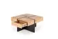 Stolik kawowy SEVILLA S 80x80 dąb craft/czarny z szufladami I sklep meblowy MIRAT. styl LOFT