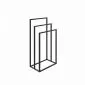 Wieszak na ręczniki RM-02 metalowy czarny do łazienki | MIRAT. styl LOFT