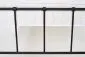Łóżko LINDA 90x200 czarne metalowe jednoosobowe | MIRAT. styl LOFT