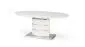 Biały stół na jednej nodze ASPEN