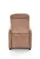 Fotel rozkladany FELIPE 2 VELVET beżowy uszak I sklep meblowy MIRAT.