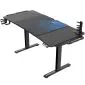 Biurko gamingowe LEVEL V2 LED niebieskie ULTRADESK | MIRAT.