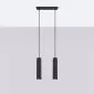 Lampa wisząca KARBON 2 czarny | sklep MIRAT  kolekcja karbon