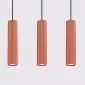 Lampa wisząca KARBON 3L ochra czerwona | sklep MIRAT  kolekcja karbon