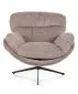 Fotel do salonu FLORENCE Raven ciemnobeżowy | MIRAT