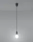 Lampa wisząca DIEGO 1 szara | sklep MIRAT  kolekcja diego