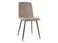 Nowoczesne krzesło Alan Brego beżowe w stylu loft | MIRAT