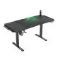 Biurko gamingowe LEVEL V2 LED zielone ULTRADESK | MIRAT.