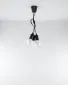 Lampa wisząca DIEGO 3 czarna | sklep MIRAT kolekcja diego