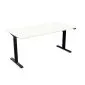 Biurko eCOMO 160x80cm białe z regulacją wysokości do biura I sklep meblowy MIRAT.