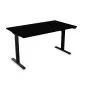 Biurko eCOMO 140x70cm czarne z regulacją biurowe I sklep meblowy MIRAT.