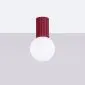 Plafon HALO burgund IP44 | sklep MIRAT  kolekcja halo