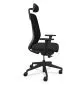 Fotel biurowy SOULY ERA MT6099/CSE14 czarny z regulowanym zagłówkiem I sklep meblowy MIRAT.