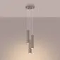 Lampa wisząca KARBON 3P taupe | sklep MIRAT kolekcja karbon
