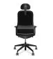 Fotel biurowy SOULY ERA MT6099/CSE14 czarny z regulowanym zagłówkiem I sklep meblowy MIRAT.