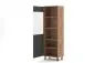 Witryna BILBAO 2D dąb craft tobacco /grafit mat wysoka | sklep MIRAT styl LOFT, RYFLOWANY kolekcja BILBAO