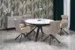 Stół rozkładany VERTIGO 130(180)x130 biały marmur loftowy I sklep meblowy MIRAT. styl LOFT