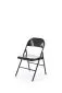 Krzesło metalowe K565 czarne składane w stylu loftowym I sklep meblowy MIRAT. styl LOFT