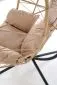 Fotel ogrodowy SNAKE beżowy wiszący rattanowy I sklep meblowy MIRAT.