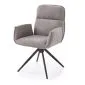 Krzesło tapicerowane K574 szare obracane 360° I sklep meblowy MIRAT.