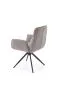 Krzesło tapicerowane K574 szare obracane 360° I sklep meblowy MIRAT.