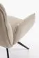 Krzesło tapicerowane K574 ciemno beżowe obracane do jadalni I sklep meblowy MIRAT.