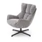 Fotel tapicerowany ORINOKO szary obracany do salonu I sklep meblowy MIRAT.