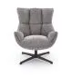 Fotel tapicerowany ORINOKO szary obracany do salonu I sklep meblowy MIRAT.