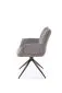 Krzesło tapicerowane K579 szare obracane loftowe I sklep meblowy MIRAT. styl LOFT