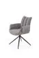 Krzesło tapicerowane K579 szare obracane loftowe I sklep meblowy MIRAT. styl LOFT