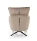 Fotel do salonu SCAMPI cappuccino obrotowy w loftowym stylu I sklep meblowy MIRAT.