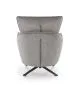 Głęboki fotel do salonu SCAMPI szary obrotowy I sklep meblowy MIRAT.