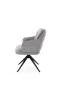 Krzesło tapicerowane K570 szare obracane do salonu I sklep meblowy MIRAT.