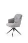 Krzesło tapicerowane K570 szare obracane do salonu I sklep meblowy MIRAT.