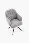 Krzesło tapicerowane K570 szare obracane do salonu I sklep meblowy MIRAT.
