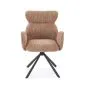 Krzesło tapicerowane K571 cynamonowe obracane loftowe I sklep meblowy MIRAT. styl LOFT
