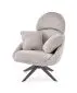 Fotel tapicerowany MERRY 2 cappuccino obracany z zagłówkiem I sklep meblowy MIRAT.