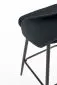 Hoker barowy H96 VELVET czarny welurowy I sklep meblowy MIRAT. styl LOFT
