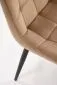 Krzesło tapicerowane K580 VELVET beżowe do jadalni I sklep meblowy MIRAT. styl LOFT
